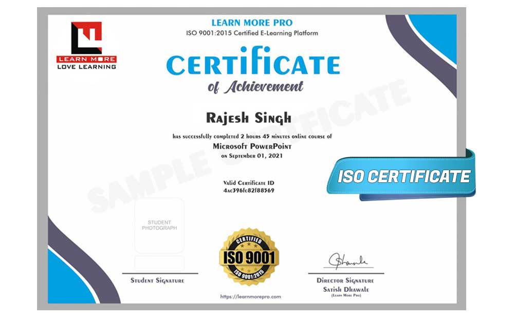 learn more pro certificate